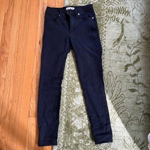 Madewell Black High Rise Skinny Jeans